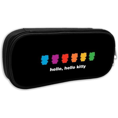 Hello Kitty Trousse À 6 Crayons Grande Capacité Avec Fermeture Éclair Durable Et Pour Ranger Des Fournitures Scolaires Et De Bureau