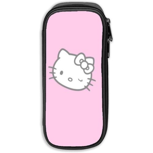 Hello Kitty Trousse De Grande Capacité Avec Fermeture Éclair Durable Et Pour Ranger Des Fournitures Scolaires Et De Bureau