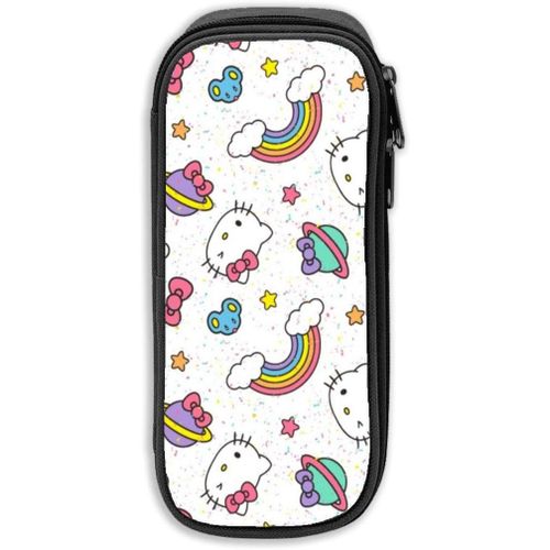 Hello Kitty Trousse De Grande Capacité Avec Fermeture Éclair Durable Et Pour Ranger Des Fournitures Scolaires Et De Bureau