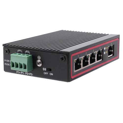 5 Ports RJ45 10/100M Ethernet Desktop Switch Type de Rail DIN pour Ordinateur Portable