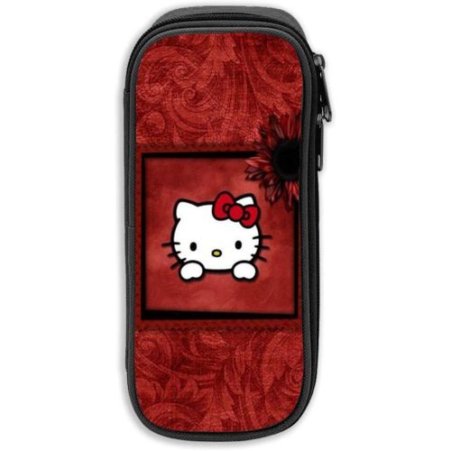 Hello Kitty Trousse De Grande Capacité Avec Fermeture Éclair Durable Et Pour Ranger Des Fournitures Scolaires Et De Bureau