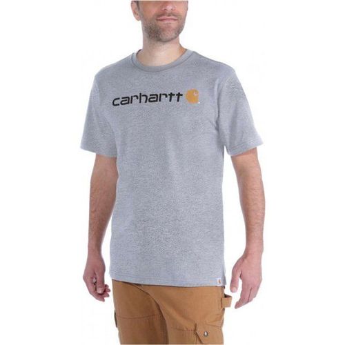 Core Logo S/S T-Shirt Taille M, Gris