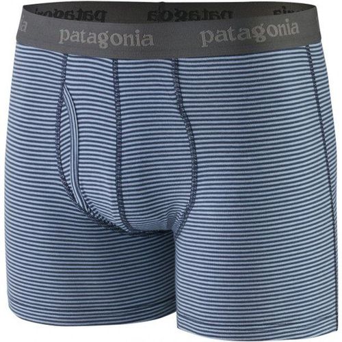 Essential Boxer Briefs 3' Sous-Vêtement Taille M, Gris/Bleu