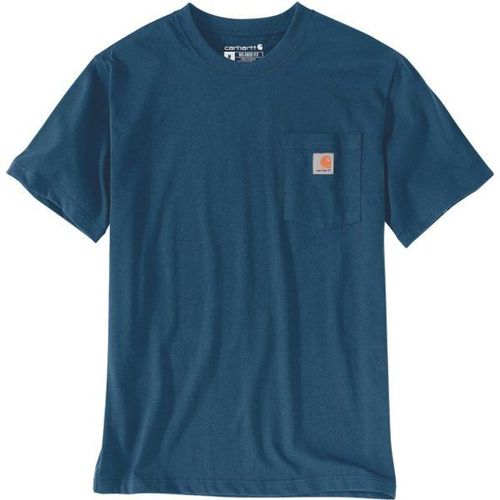Workw Pocket S/S T-Shirt Taille Xs, Bleu