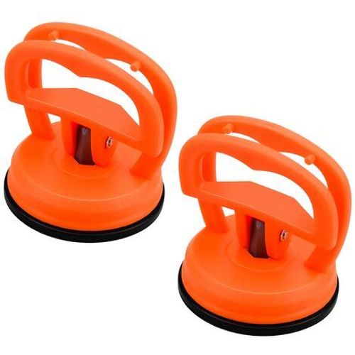 2 pièces extracteur de Dent ventouse écran ventouse Mini ventouse carrosserie voiture débosselage téléphone portable ordinateur automatique Orange
