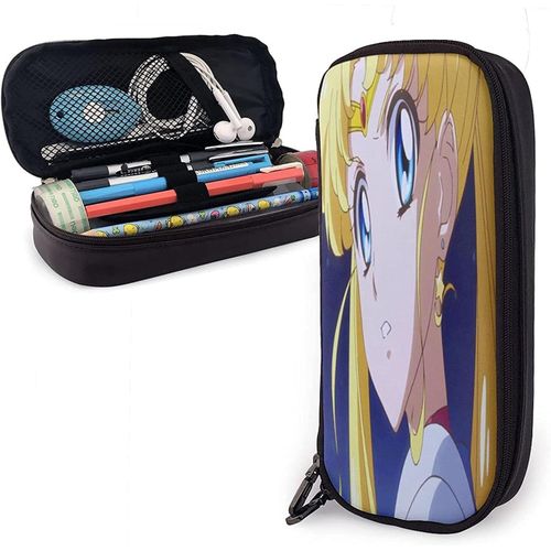 Sailor Moon Grande Trousse À Crayons Sac De Rangement Cadeau Pour L'école, Le Bureau, Les Étudiants, Les Adolescentes, Les Femmes Et Les Adultes