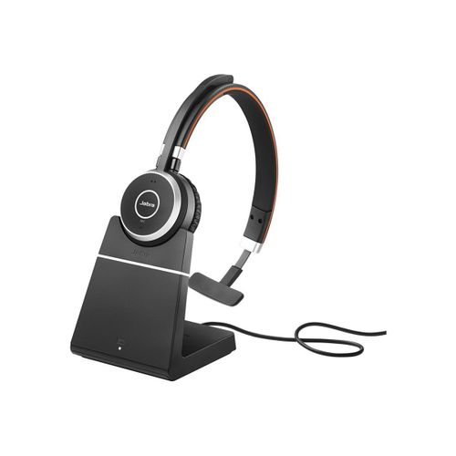 Jabra Evolve 65 MS mono - Micro-casque - sur-oreille - Bluetooth - sans fil