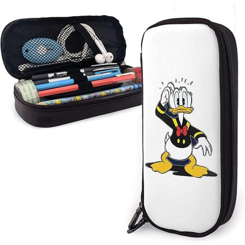 Trousse À Crayons Classique Donald Duck - Grande Capacité - Avec Plusieurs Compartiments - Pour Garçons Et Filles