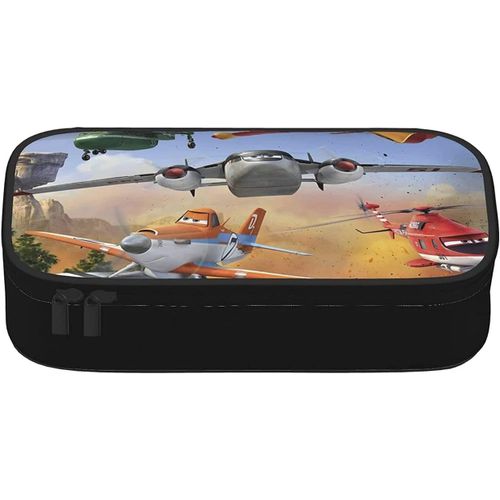 Trousse À Crayons Disney Planes Fire And Rescue - Tube Rond Multicolore - Convient Pour Les Enfants, Les Adolescents, L'école, Le Maquillage Ou Les Activités