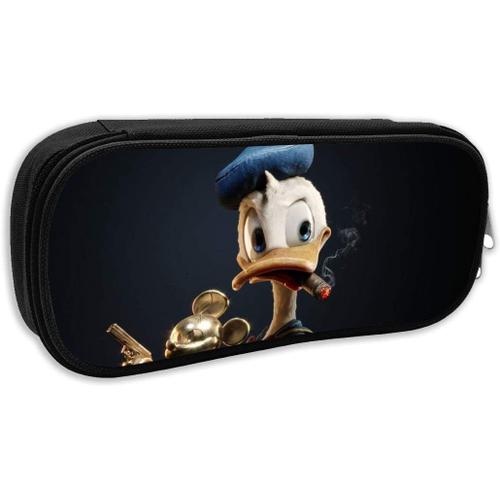 Trousse À Crayons Donald Duck Grande Capacité Avec Fermeture Éclair Durable Et Pour Ranger Des Fournitures Scolaires Et De Bureau