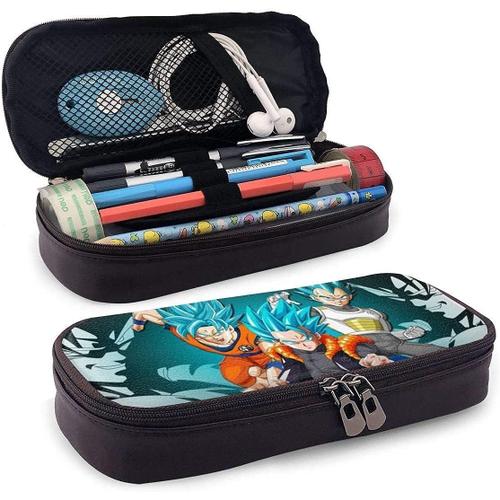 Trousse À Crayons En Cuir Avec Motif Dragon Ball Super Gogeta