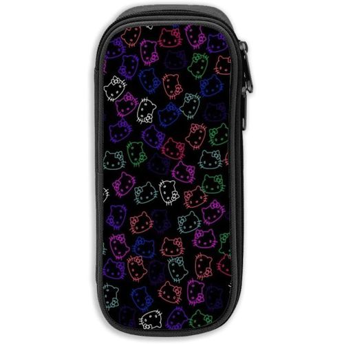 Trousse À Crayons Hello Kitty De Grande Capacité Avec Fermeture Éclair Durable Pour L'école Et Le Bureau