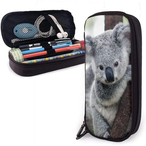 Trousse À Crayons Mignonne En Forme De Bébé Koala Sur Un Arbre - Grande Capacité - Organiseur De Papeterie - Trousse De Maquillage Multifonction