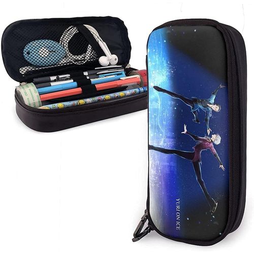 Yuri On Ice Trousse À Crayons Personnalisée En Cuir Pour Garçons Et Filles