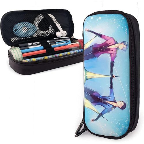 Yuri On Ice Trousse À Crayons Personnalisée En Cuir Pour Garçons Et Filles