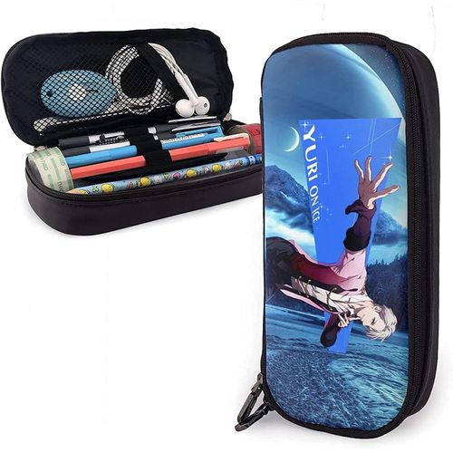 Yuri On Ice Trousse À Crayons Personnalisée En Cuir Pour Garçons Et Filles