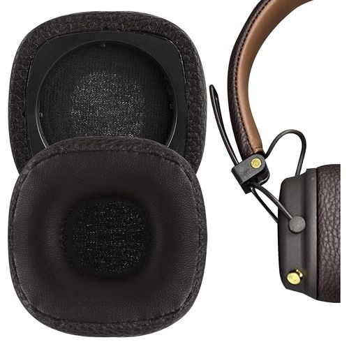 Coussinets de rechange pour écouteurs intra-auriculaires compatibles avec Marshall Major III - Marron