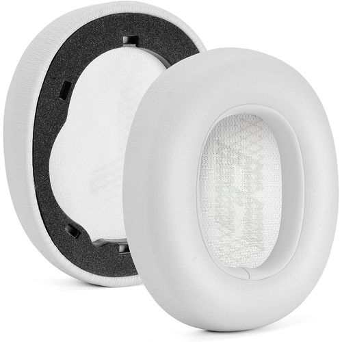 Coussinets de Rechange en Mousse à mémoire de Forme pour Casque JBL LIVE650BTNC LIVE660BTNC(Blanc)