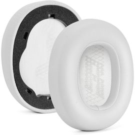 Coussinets de Rechange en Mousse à mémoire de Forme pour Casque JBL LIVE650BTNC LIVE660BTNC(Blanc)