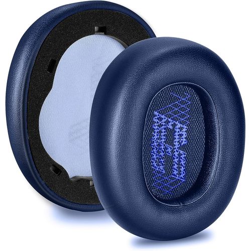Coussinets de Rechange en Mousse à mémoire de Forme pour Casque JBL LIVE650BTNC LIVE660BTNC(Bleu)