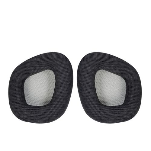 Tissu en Maille Mousse Coussinets pour Corsair Void Pro Elite Casques avec Mousse d'isolement de Bruit, épaisseur ajoutée(Gris)