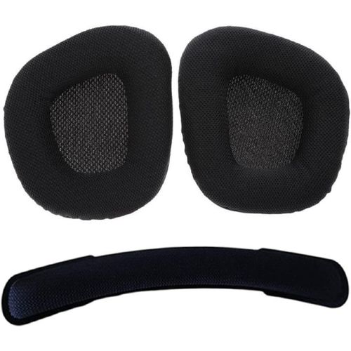 Coussinets de rechange pour casque de jeu Corsair Void Pro Elite,confortables en tissu maille,Avec bandeau