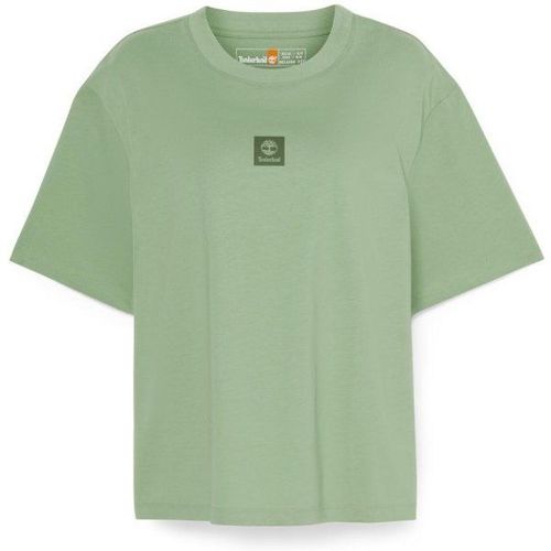 Women's Stack Logo Short Sleeve Tee T-Shirt Taille Xl, Vert