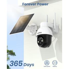 Caméra Surveillance WiFi Extérieure sans Fil, 2K Caméra de