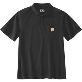 Midweight S/S Pocket Polo Polo Taille Xl, Noir