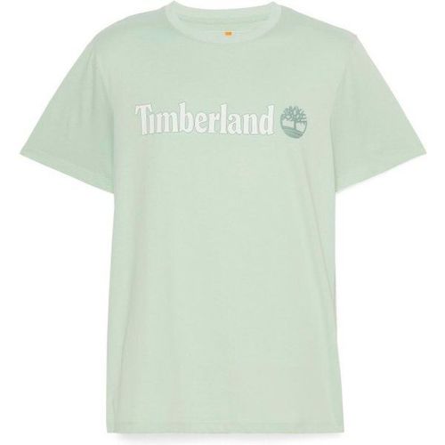 Linear Logo Short Sleeve Tee T-Shirt Taille Xxl, Vert