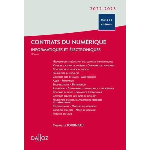 Contrats Du Numérique - Informatiques Et Électroniques