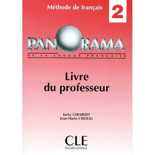 Panorama Niveau 2. Livre Du Professeur