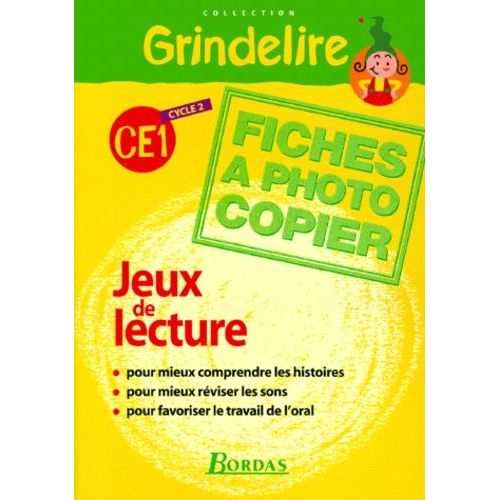 Jeux De Lecture Ce1 - Fiches À Photocopier