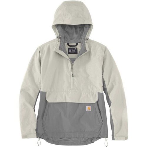Women's Loose Lightweight Anorak Veste De Loisirs Taille S, Gris