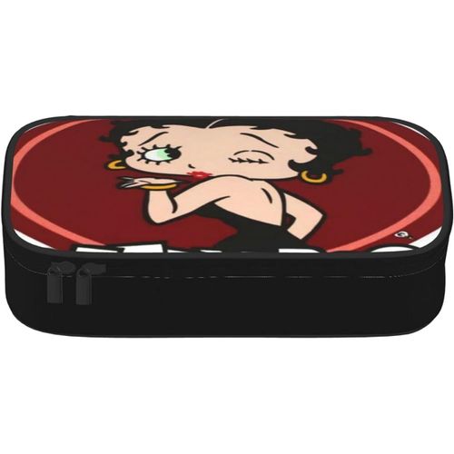 Betty Boop Trousse À Crayons Avec Fermeture Éclair Pour Femme, Adolescente, Fille, Garçon, Enfant