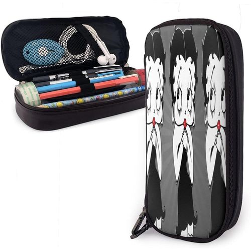 Betty Boop Trousse À Crayons Style Bref Trousse De Maquillage Pour Fille Multifonction Trousse À Crayons Pour L'école Et Le Bureau