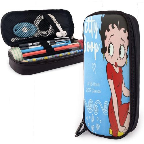 Betty Boop Trousse À Crayons De Couleur De Grande Capacité Avec Fermeture Éclair Pour Crayons De Couleur Aquarelle, Stylos Gel Et Marqueurs Pour Artiste