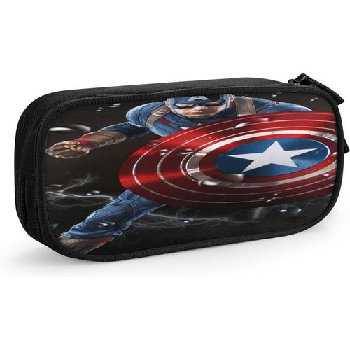 Captain America Trousse À Maquillage Portable Pour Femme Lavable Avec Fermeture Éclair