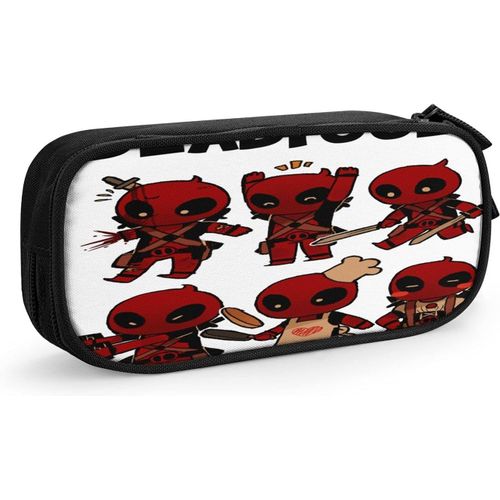 Deadpool Trousse À Crayons Pour Adolescent, Grande Capacité, Durable Avec Fermeture Éclair, Étui Unique Pour Étudiants, École Et Bureau