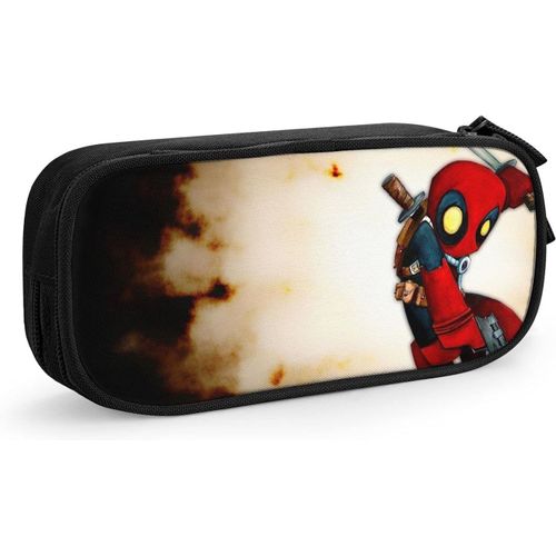 Deadpool Trousse À Crayons De Couleur Avec Fermeture Éclair Pour Aquarelle, Stylos Gel Et Marqueurs Pour Artiste