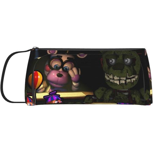 Five Nights At Freddy's Trousse À Crayons Pour Adolescent, Grande Capacité, Durable Avec Fermeture Éclair, Support De Papeterie Pour Étudiants, École Et Bureau