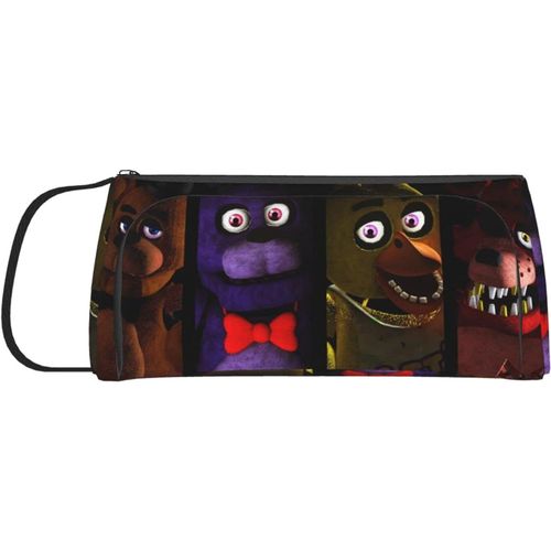 Five Nights At Freddy's Trousse À Crayons Grande Capacité Avec Double Fermeture Éclair Pour Stylos, Papeterie, Maquillage, Avec Compartiments Pour Filles, Garçons Et Adultes