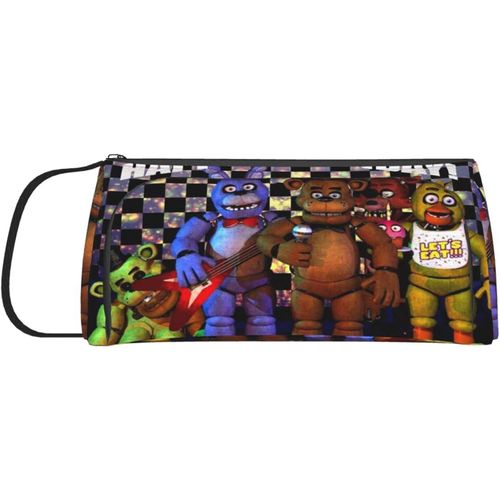 Five Nights At Freddy's Trousse À Crayons Grande Capacité Avec Double Fermeture Éclair Pour Stylos, Papeterie, Maquillage, Avec Compartiments Pour Filles, Garçons Et Adultes