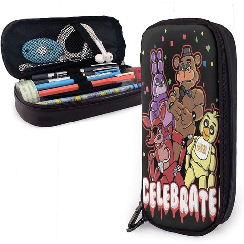 Five Nights At Freddy's Trousse À Crayons De Grande Capacité Avec Compartiments Pour Fournitures Scolaires Et De Bureau