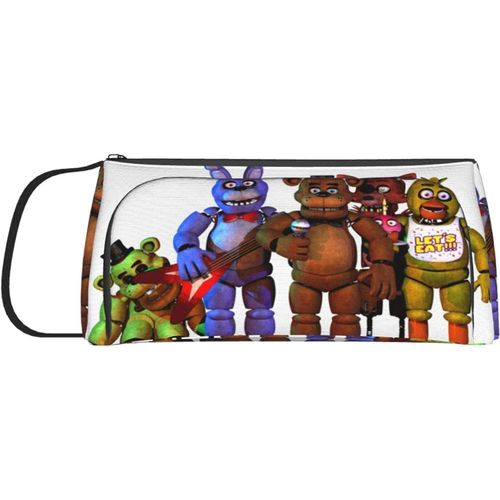 Five Nights At Freddy's Trousse À Crayons Avec Fermeture Éclair Pour Ranger Les Pièces De Monnaie, Le Maquillage, Pour Femmes, Adolescents, Filles, Garçons, Enfants