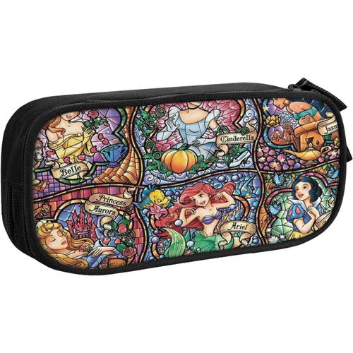 Grande Trousse À Crayons Princesses Disney - Cadeau Pour L'école, Le Bureau, Les Étudiants, Les Adolescentes, Les Filles, Les Femmes Et Les Adultes