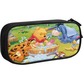 Grande Trousse À Crayons Winnie L'ourson - Grande Capacité - Portable - Pour Bureau, Maquillage, Fournitures Scolaires - Convient Pour Les Étudiants, Les Filles, Les Garçons, Les Adolescents, Etc