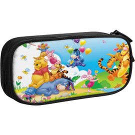 Grande Trousse À Crayons Winnie L'ourson - Grande Capacité - Portable - Pour Bureau, Maquillage, Fournitures Scolaires - Convient Pour Les Étudiants, Les Filles, Les Garçons, Les Adolescents, Etc