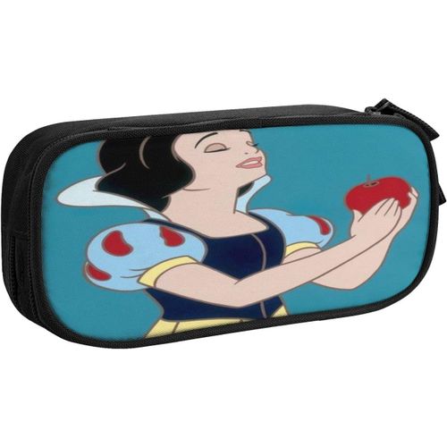 Grande Trousse De Rangement Avec Double Fermeture Éclair Pour Maquillage Et Crayons Motif Princesse Disney