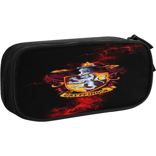 Harry Potter Gryffondor Trousse À Crayons Grande Capacité Avec Poignée Sac En Toile Pour L'école Étudiants Garçons Filles Adultes Et Bureau